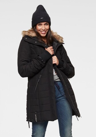 ALPENBLITZ Winter Jacket in Black: front