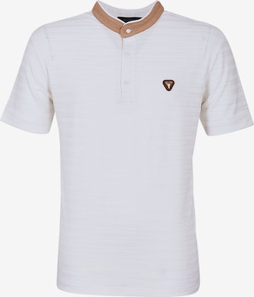 Leif Nelson T-Shirt Polo in Weiß: predná strana