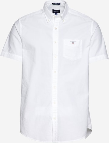 GANT Regular fit Риза в бяло: отпред
