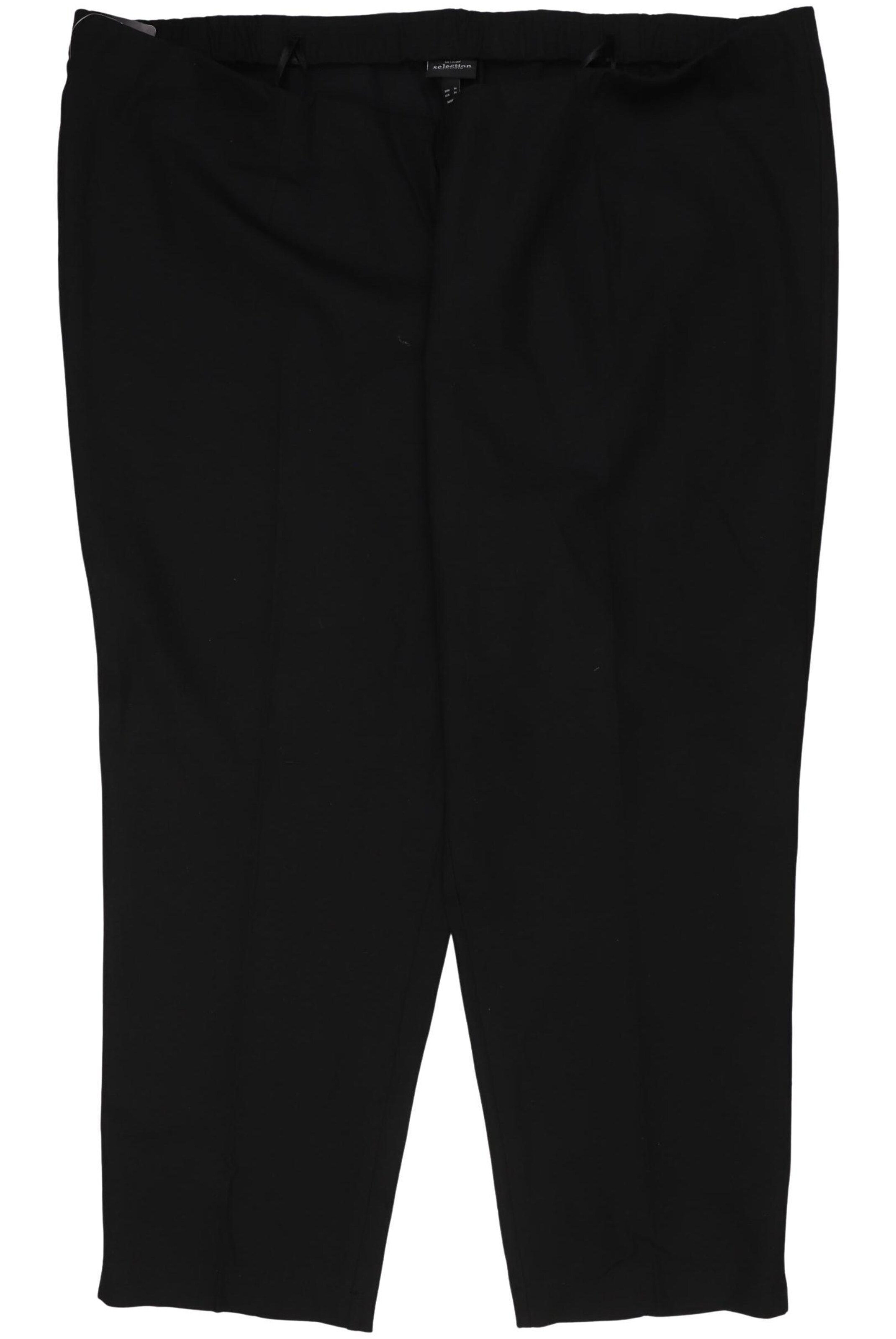 Ulla Popken Stoffhose 9XL in Schwarz: Vorderseite