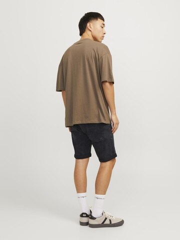 JACK & JONES Regular Дънки 'RICK ORIGINAL' в черно