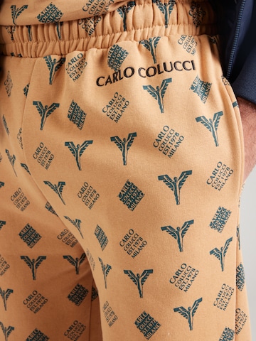 Carlo Colucci Regular Byxa 'Fadin' i brun