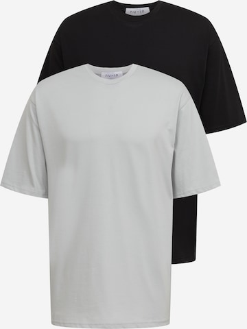 NU-IN Тениска в сиво: отпред