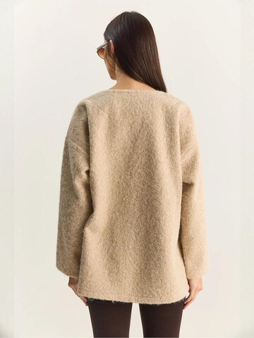 Cardigan Bianco Lucci en mélange de couleurs