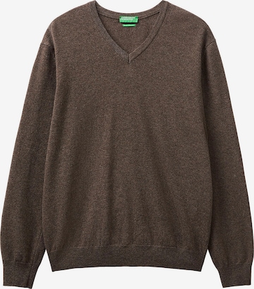 UNITED COLORS OF BENETTON Regular fit Sweater in Brown: front
