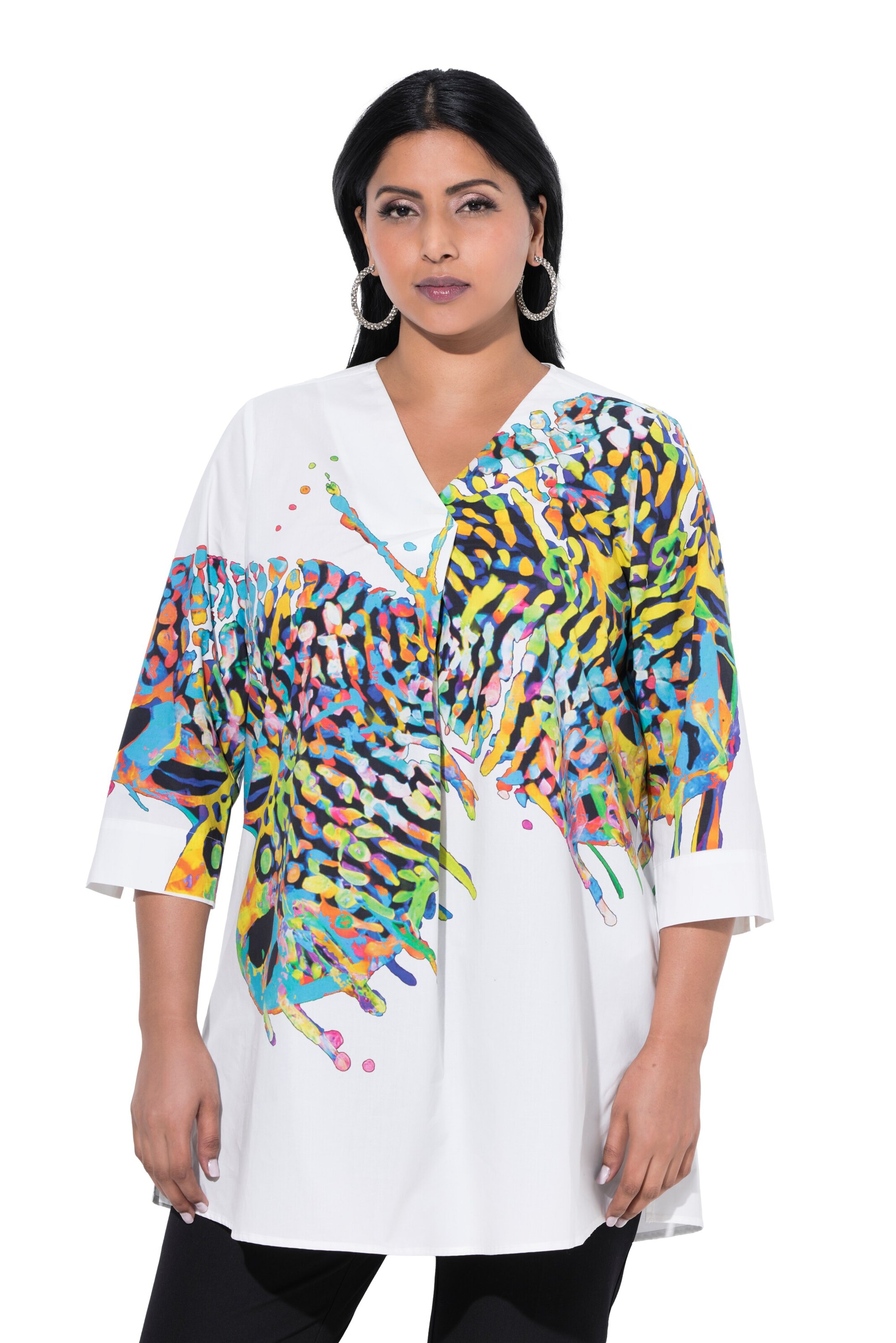 Ulla Popken Blouse in White: front