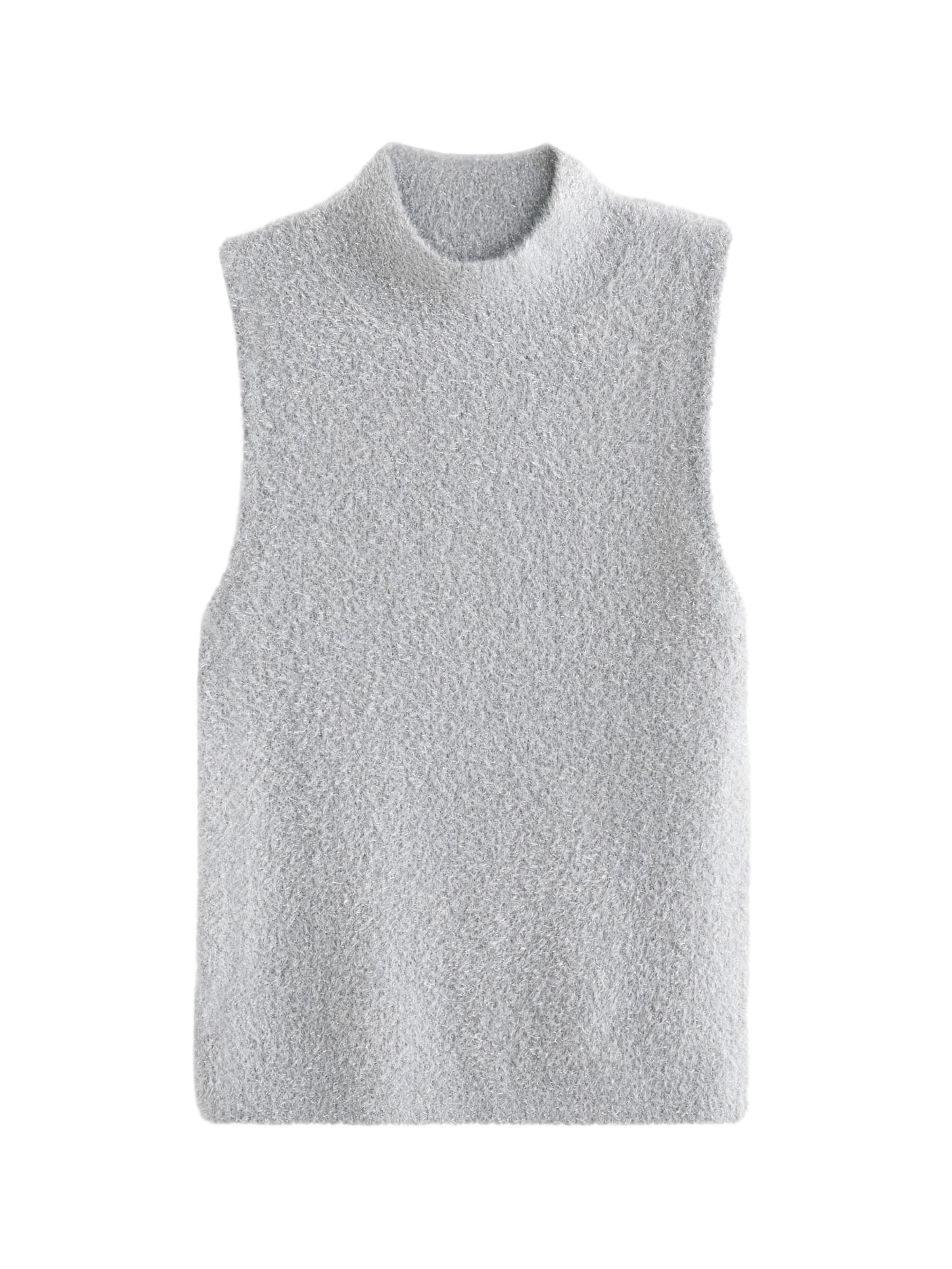 Next Sweter w kolorze szary: przód