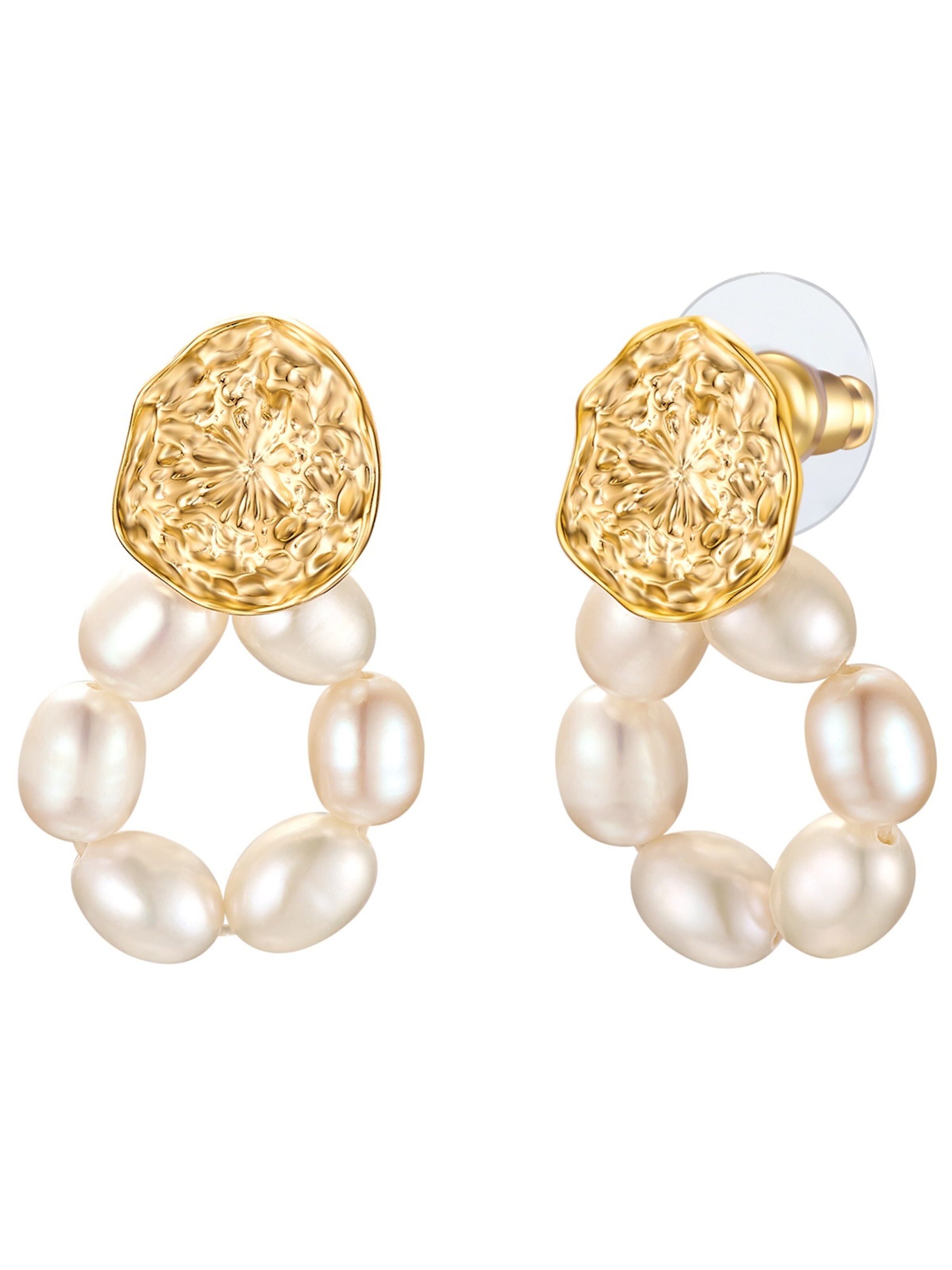 Orecchini di Yokoamii in oro: frontale