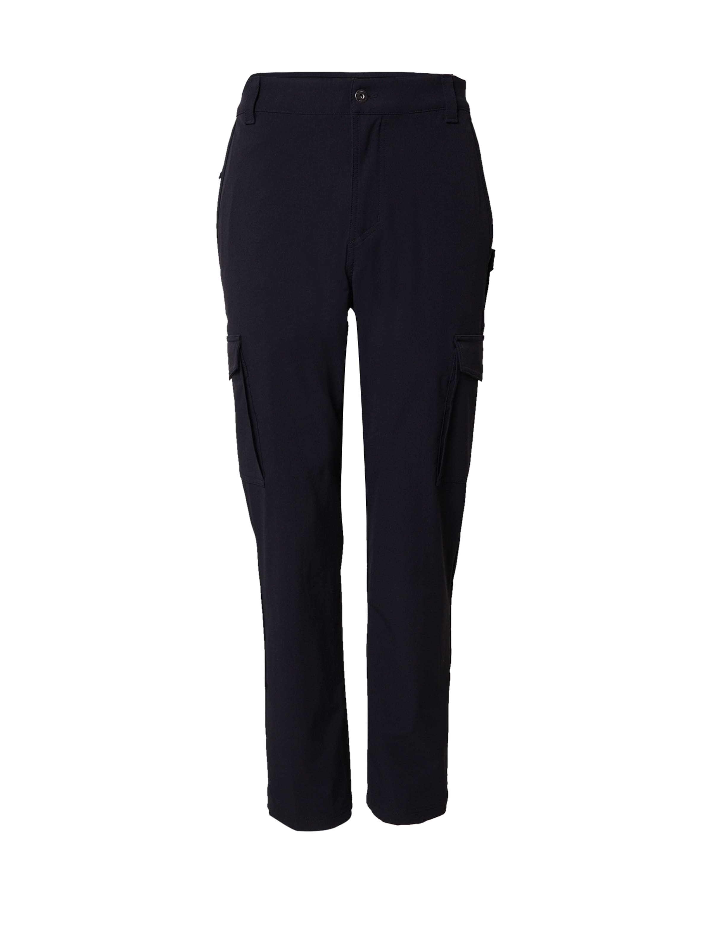 Regular Pantaloni outdoor de la COLUMBIA pe negru: față