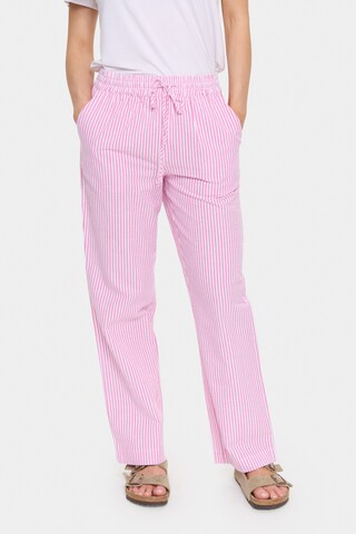SAINT TROPEZ Broek 'Miko' in Roze: voorkant