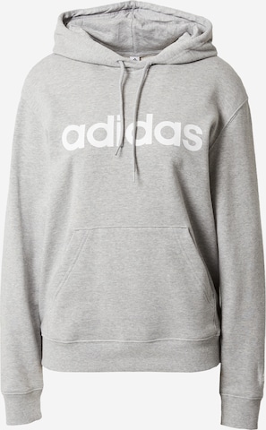 ADIDAS SPORTSWEAR Sportief sweatshirt 'Essentials Linear' in Grijs: voorkant