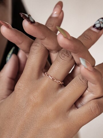 Hey Happiness Ring 'Double Helix' in Gold