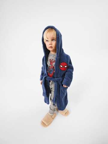 Peignoir 'Osel Spiderman' NAME IT en bleu : devant