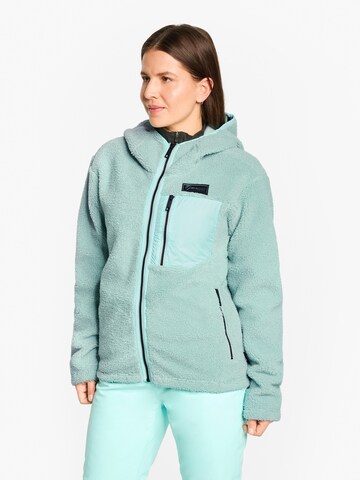 ZIENER Athletic Fleece Jacket 'Juha-Z' in Blue