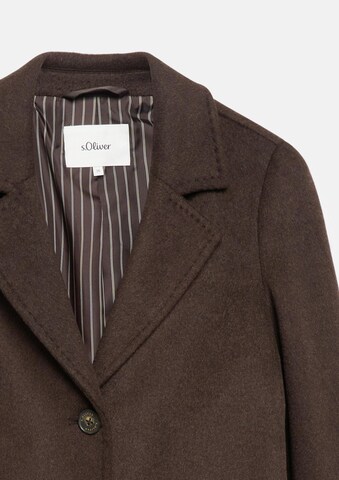 s.Oliver Between-seasons coat in Brown: front