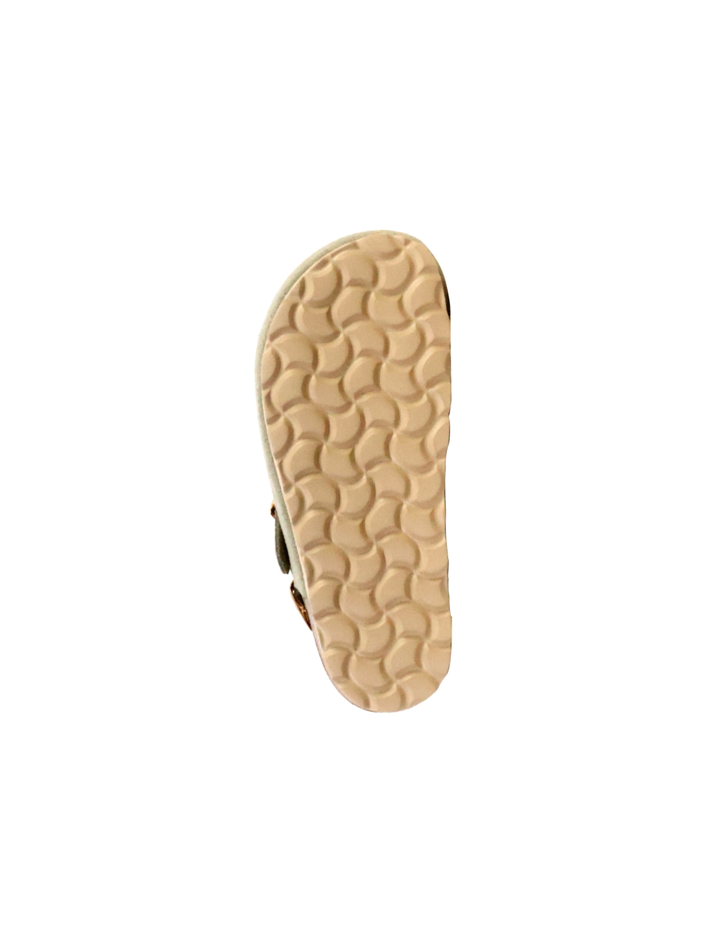 Pantoufle 'Kinder-Pantolette aus Leder Noga Boreali BS Edge' The Divine Factory en vert