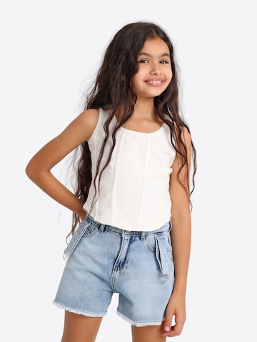 Solang Regular Shorts in Blau: Vorderseite