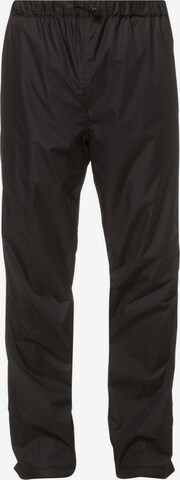 Regular Pantalon outdoor VAUDE en noir : devant