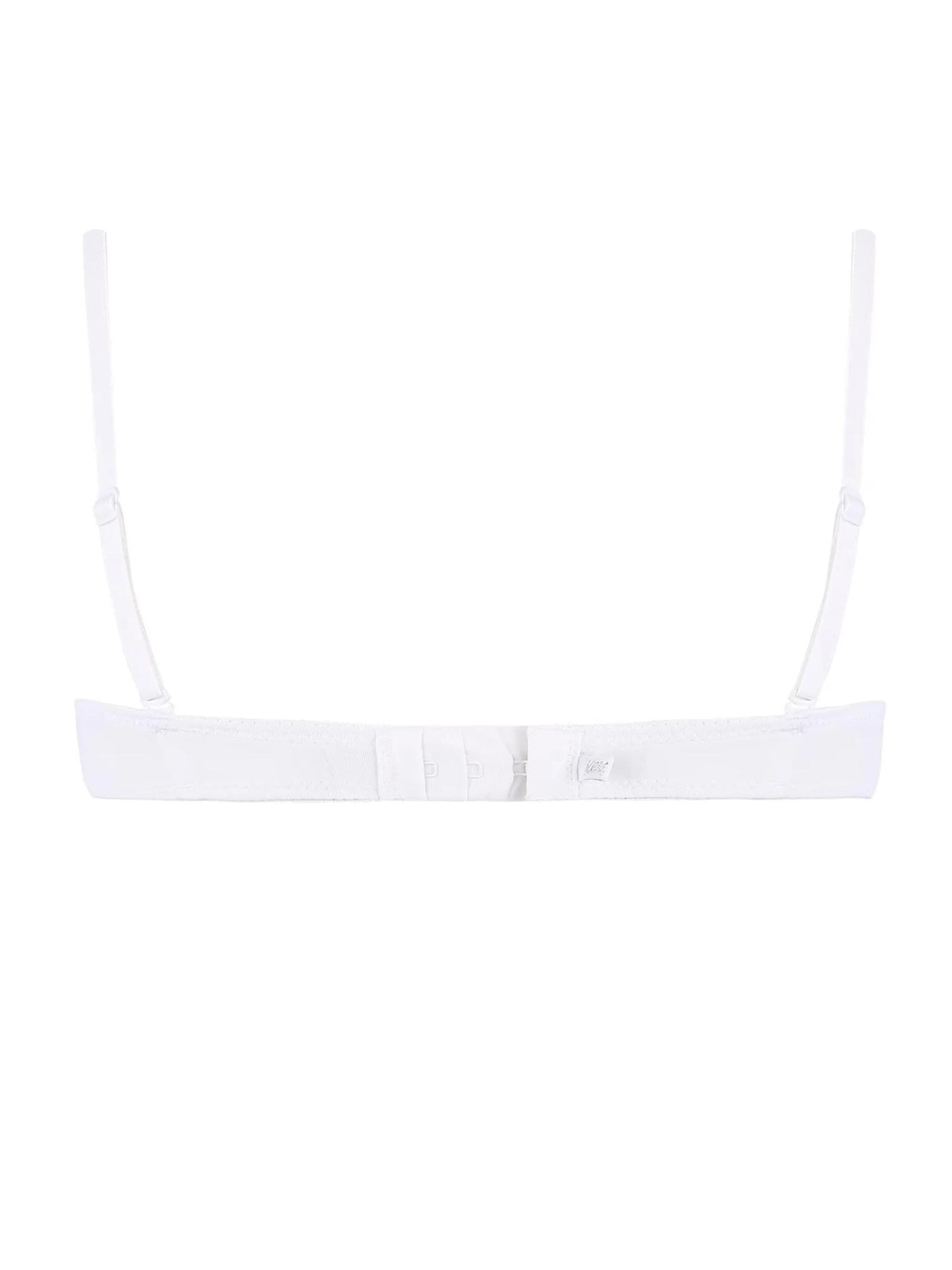 Key T-shirt Bra 'Biustonosz TBC 122' in White