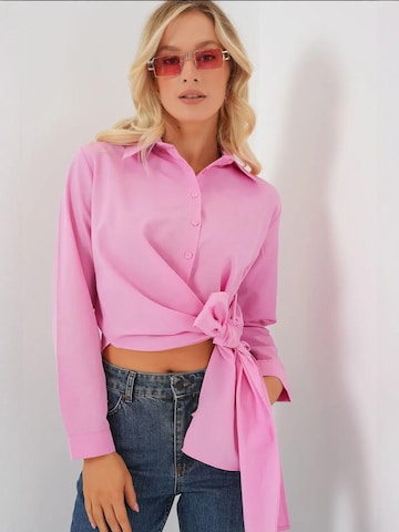 Bigdart Blouse in Roze