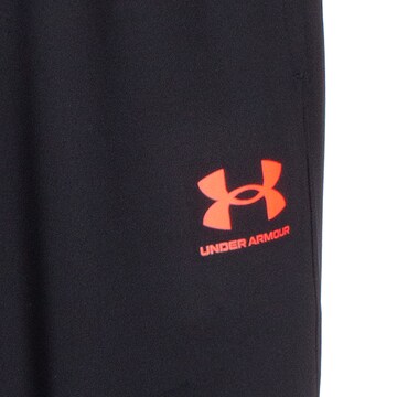 UNDER ARMOUR Slimfit Sporthose 'Challenger' in Schwarz