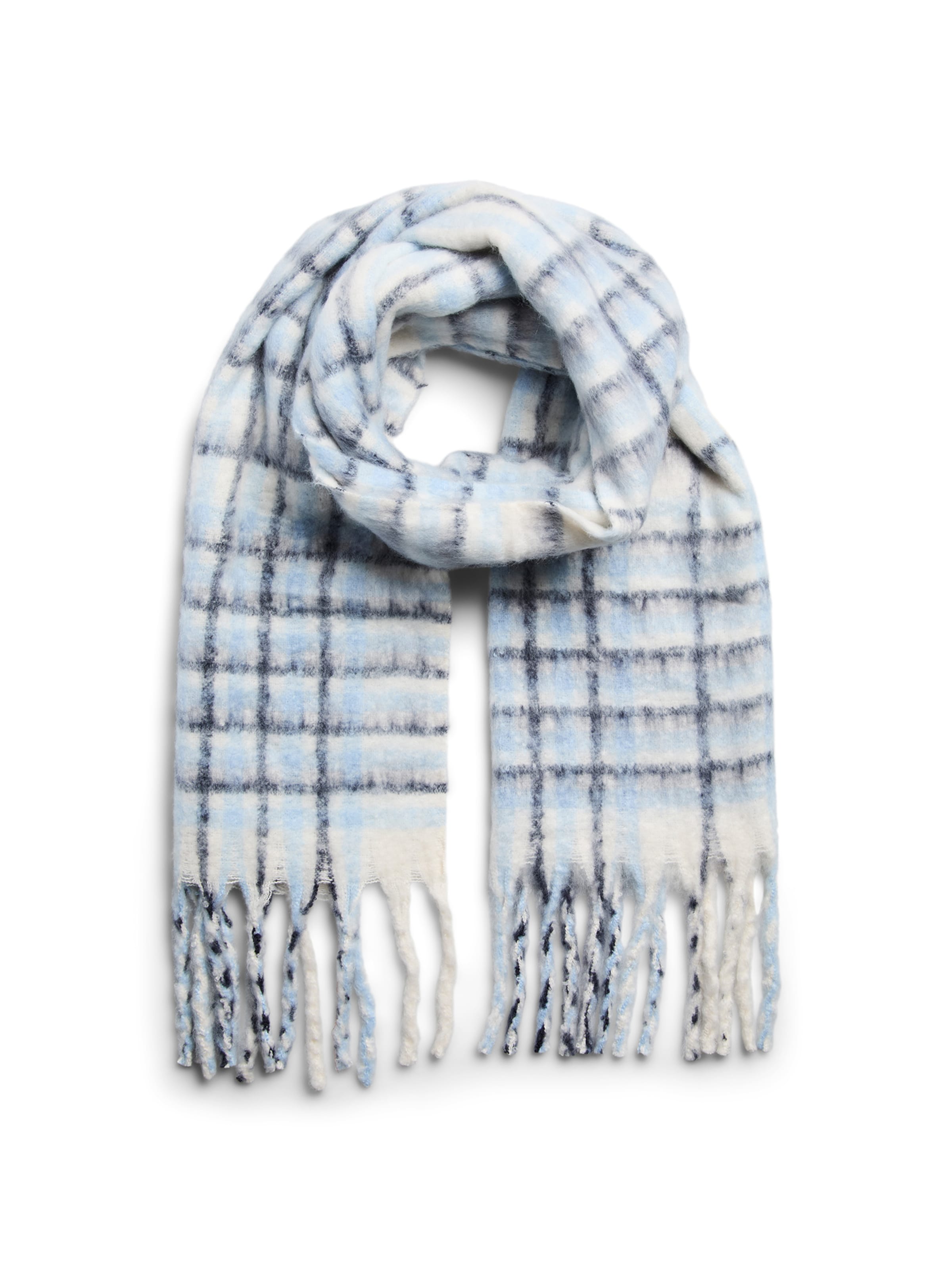 PIECES Scarf 'PCBEA' in White: front