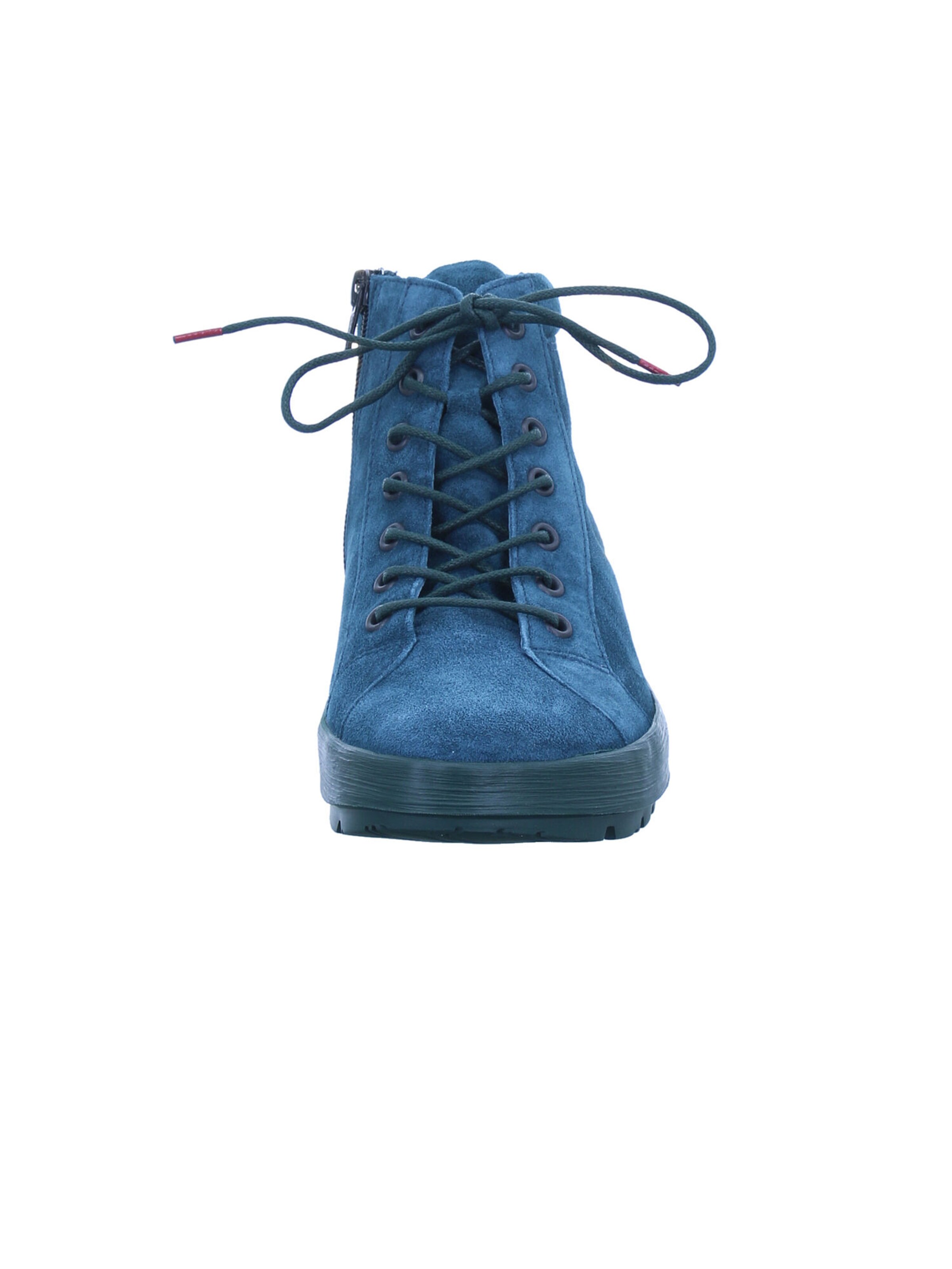 THINK! Lace-Up Ankle Boots 'Comoda' in Blue