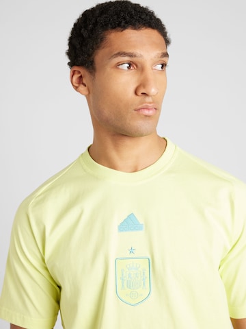 T-Shirt fonctionnel 'Spain Travel' ADIDAS PERFORMANCE en jaune