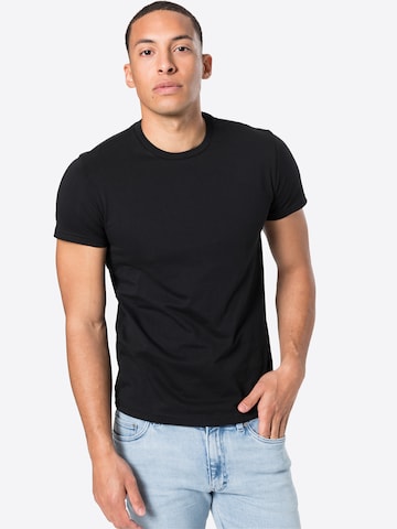 Lee T-shirt 'Twin Pack Crew' i svart: framsida