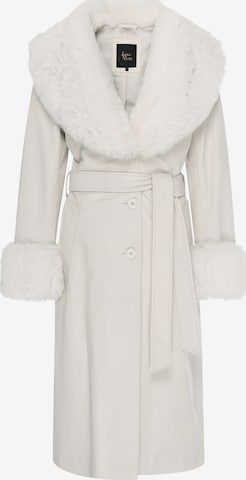 Manteau mi-saison 'Premium' faina en blanc : devant