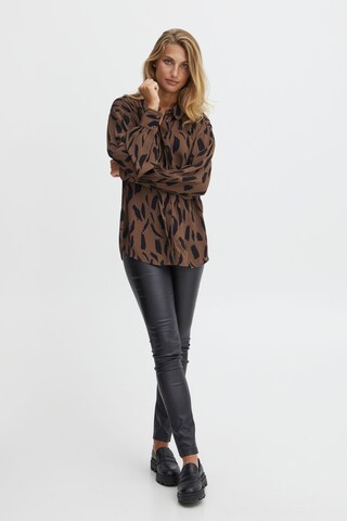 Camicia da donna 'Geto' di Fransa in marrone