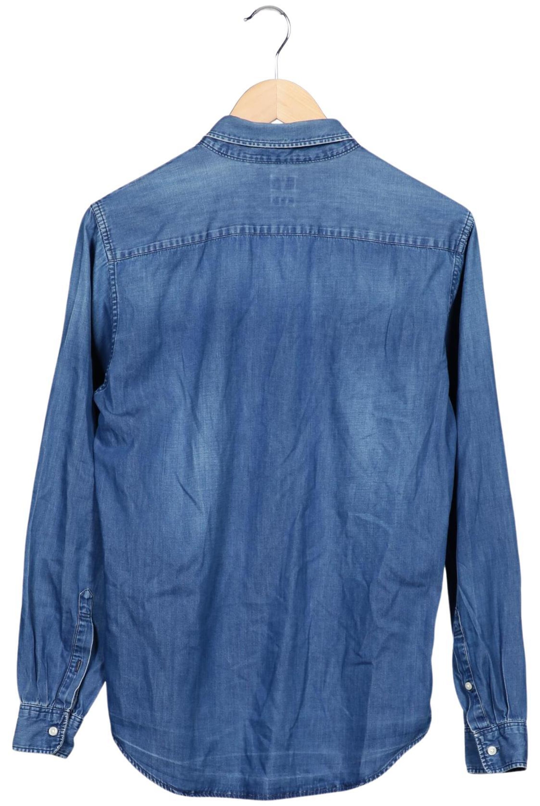 UNIQLO Button Up Shirt in S in Blue