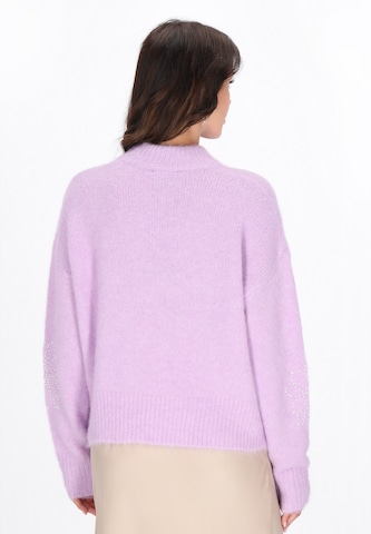 faina - Pullover em roxo