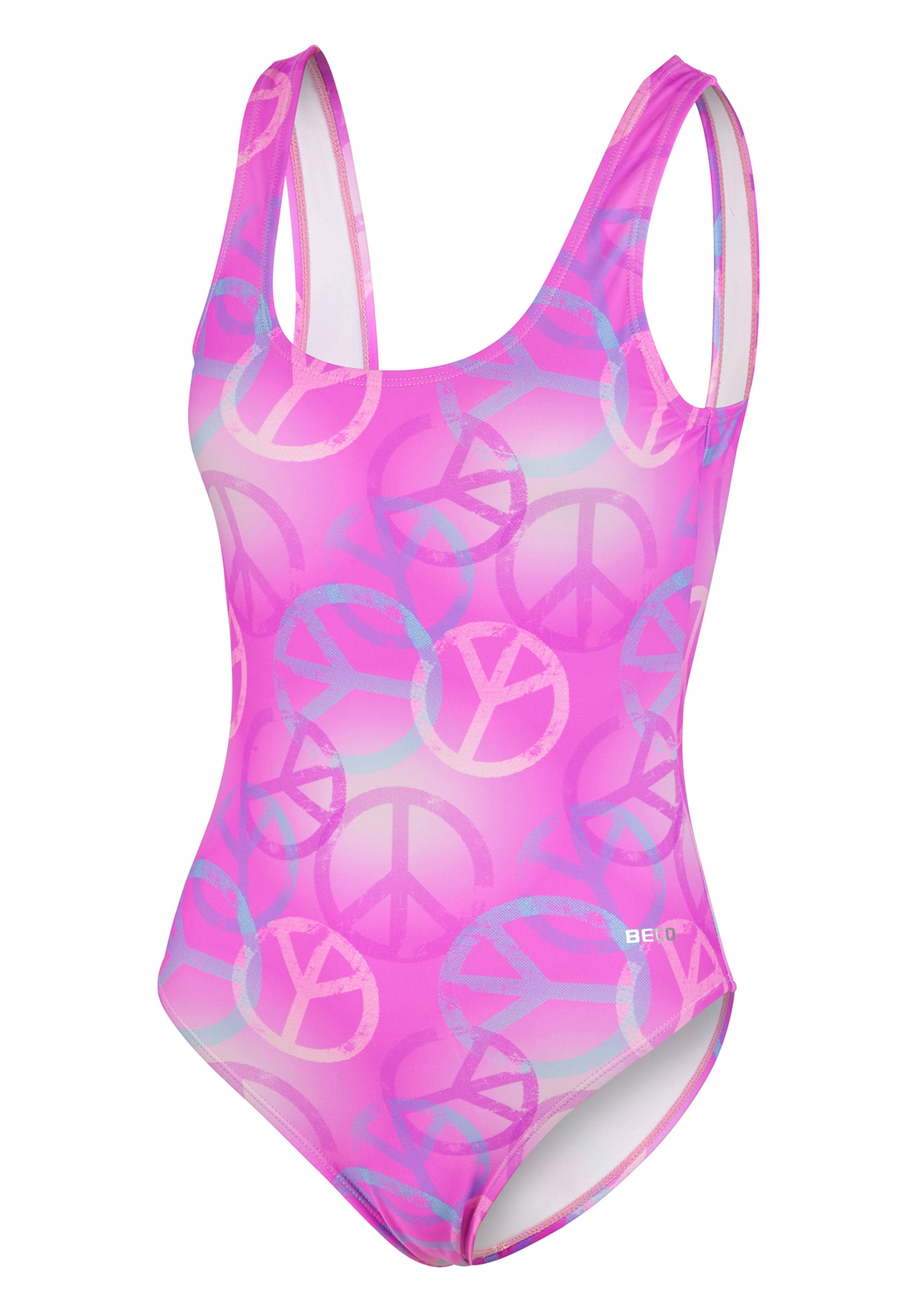 BECO the world of aquasports Bustier Badpak 'Peace' in Roze