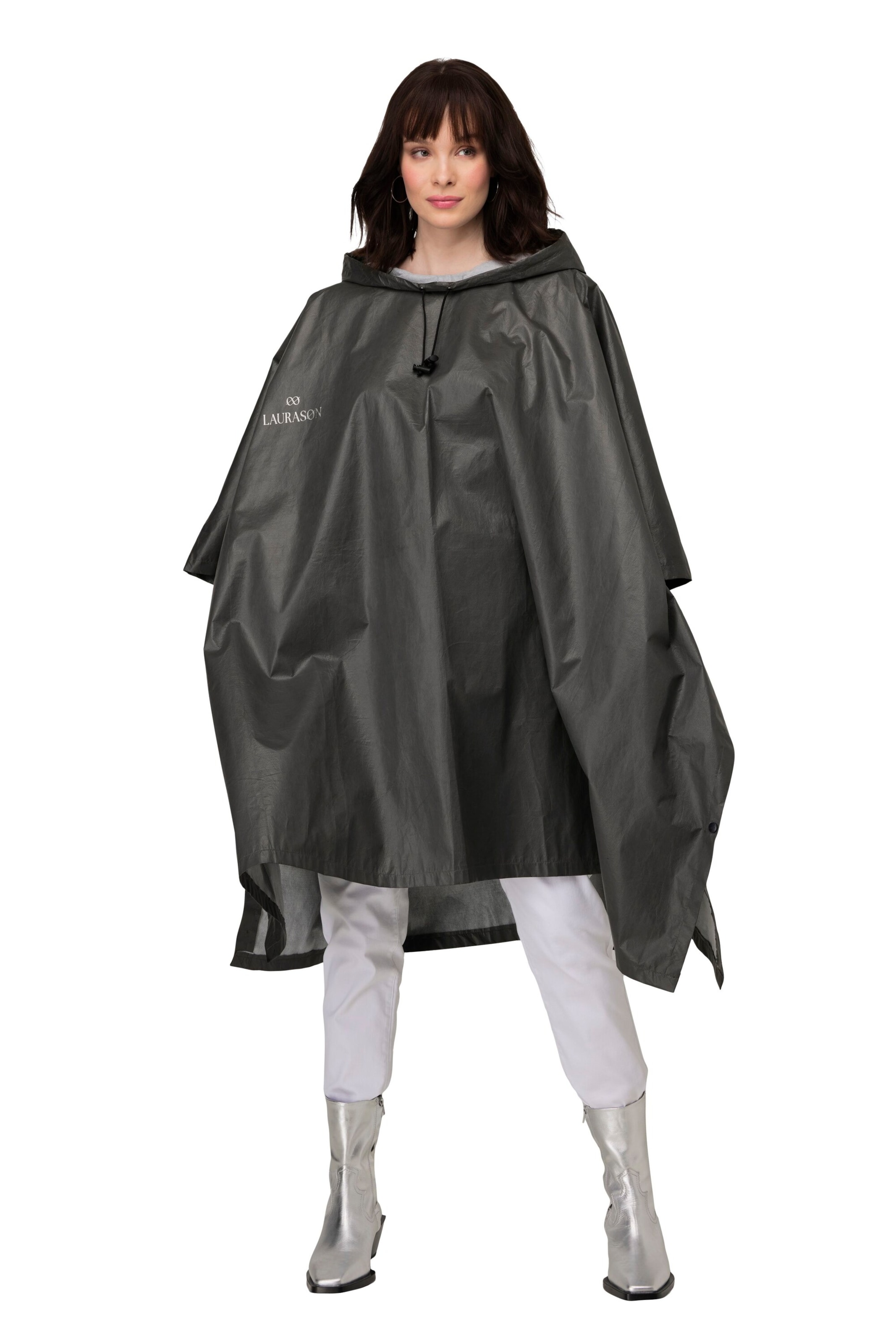 LAURASØN Functionele jas in Grijs