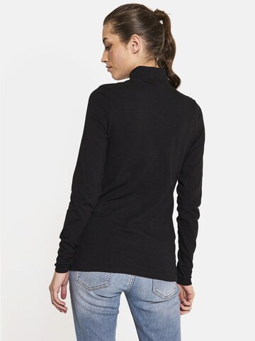 Squad the label Turtleneck 'Organic Long Sleeve' in Schwarz