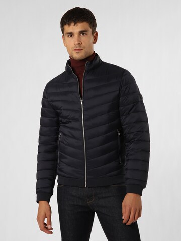 Aygill's Between-Season Jacket 'Asher' in Blue: front