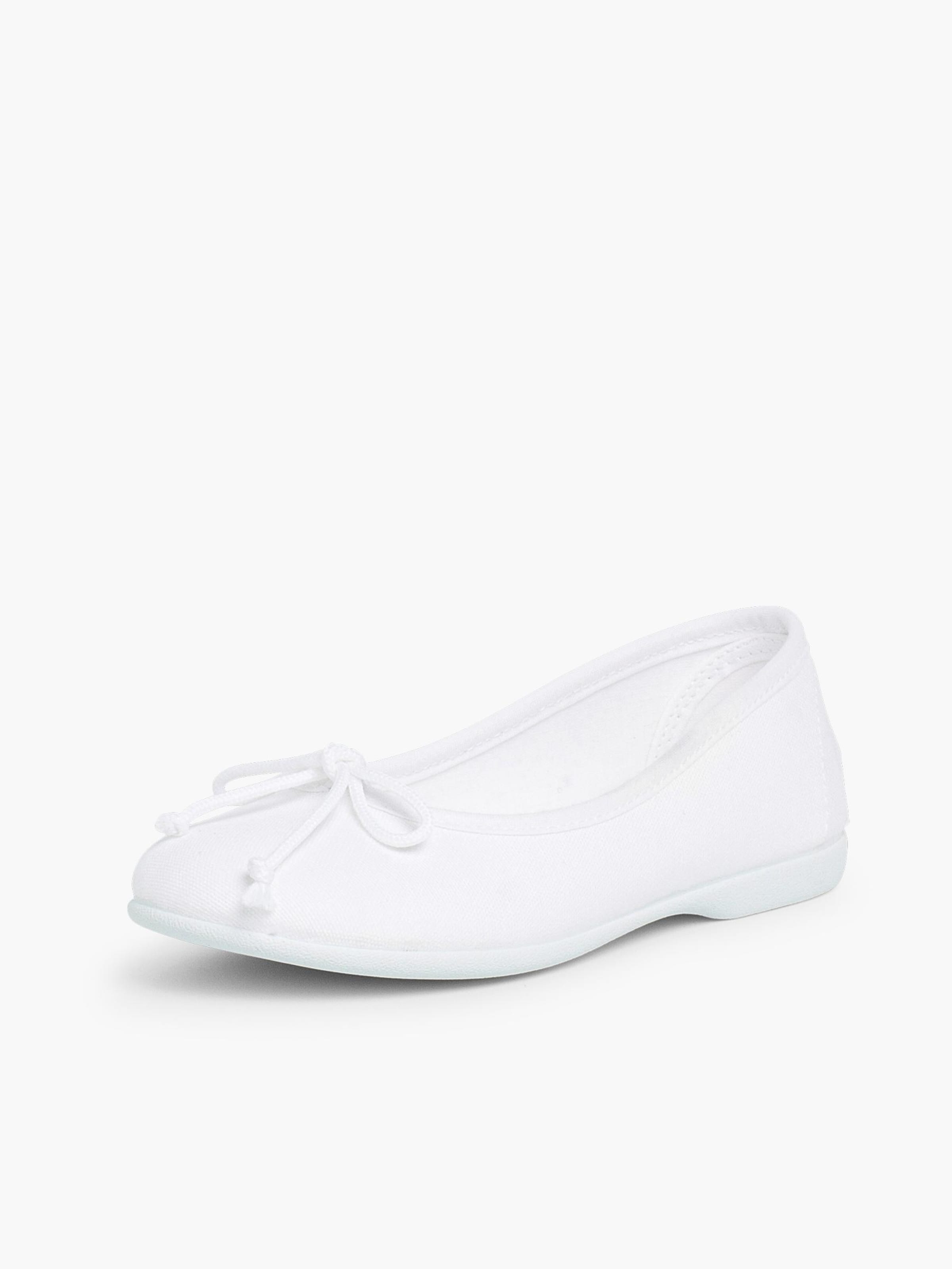 Ballerines Pisamonas en blanc : devant