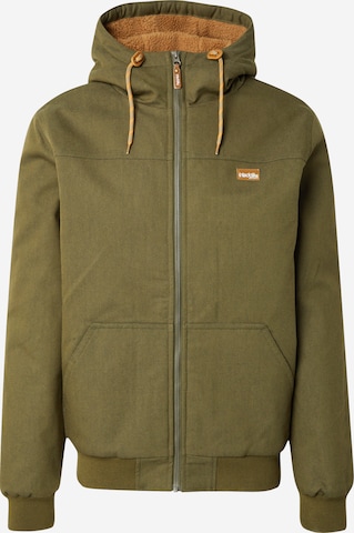 Iriedaily Демисезонная куртка в Зеленый: спереди