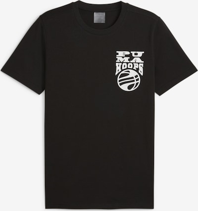 PUMA Performance Shirt 'Hoops' in Black / White, Item view