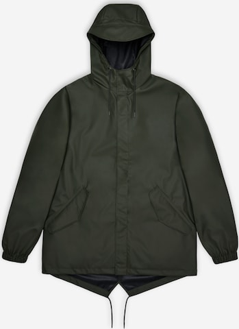 Geacă funcțională de la RAINS pe verde: față