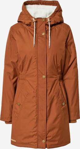 Iriedaily Raincoat 'Hopi' in Brown: front