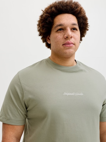 Jack & Jones Plus Shirt 'JORNorrebro' in Green