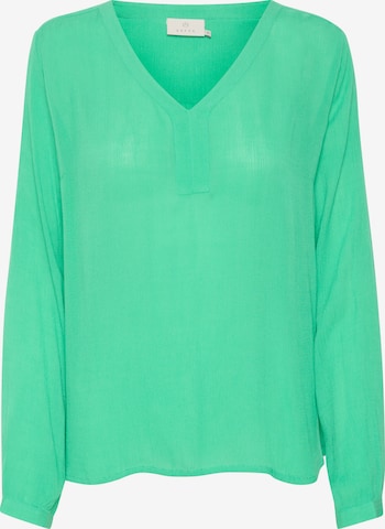 Kaffe Blouse 'Amber' in Groen: voorkant