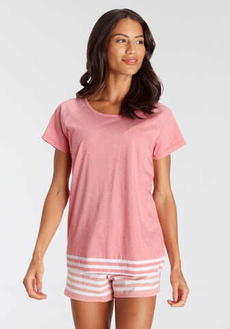 VIVANCE Short Pajama Set 'Dreams' in Orange: front