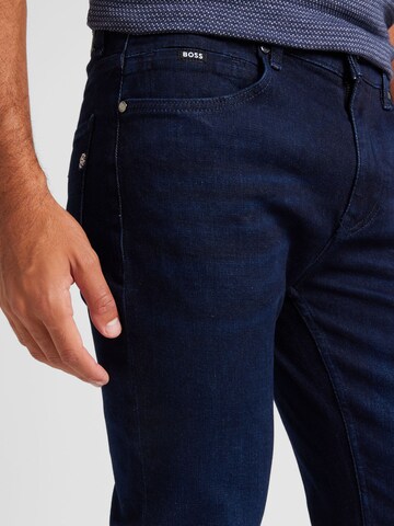 Slimfit Jeans 'H-Delaware' di BOSS in blu