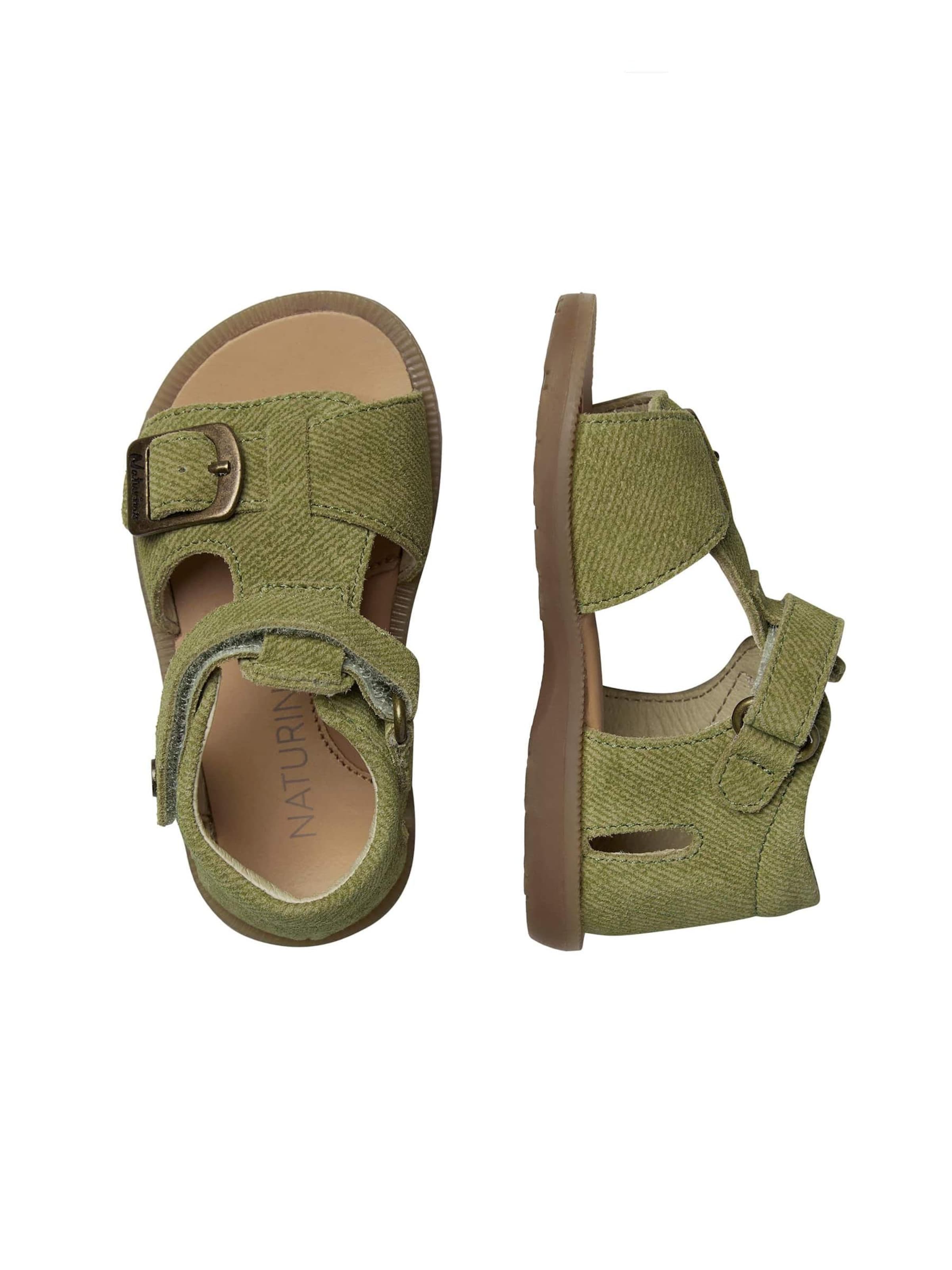 Chaussures ouvertes 'QUARZO' NATURINO en vert