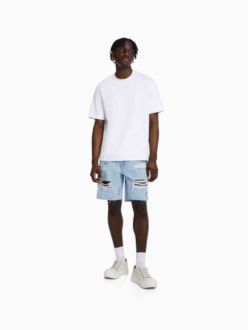 Bershka Regular Jeans in Blue