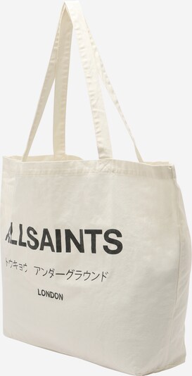 AllSaints Nakupovalna torba | črna / bela barva, Prikaz izdelka