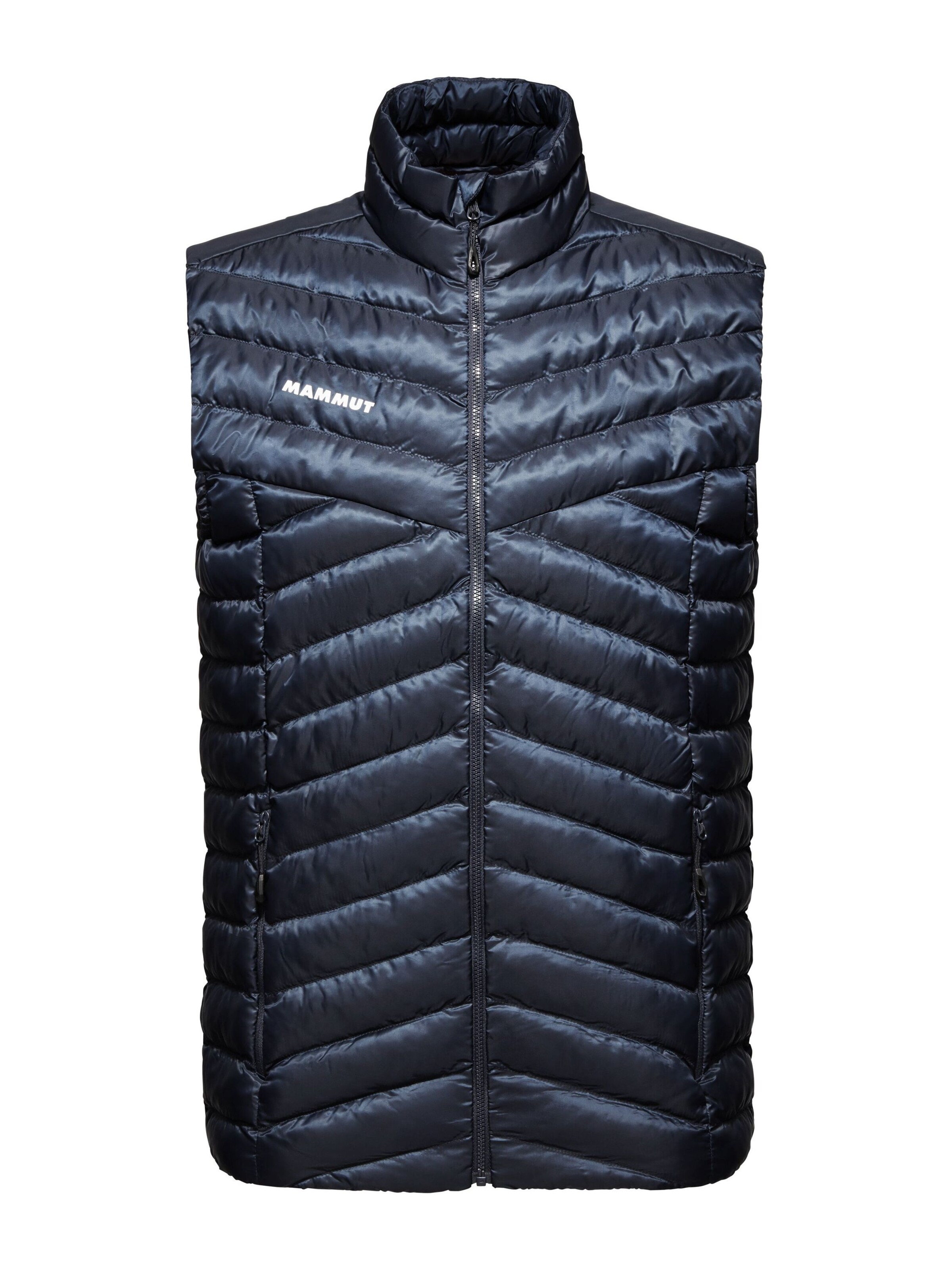 MAMMUT Weste 'Albula' in Blau: Vorderseite